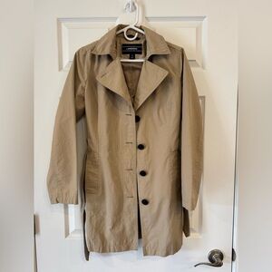 Lands' End Women's Classic Tan Trench Coat